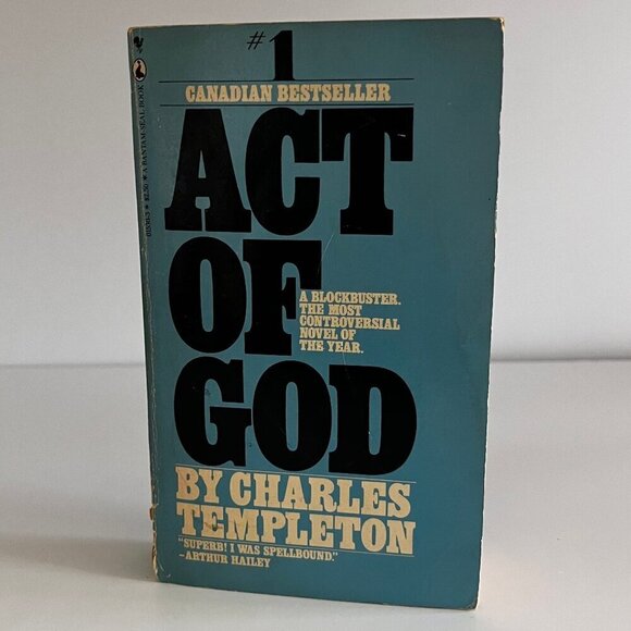 1970s Act of God Paperback Vintage Charles Templeton Archaeology Faith Fiction - Picture 1 of 5